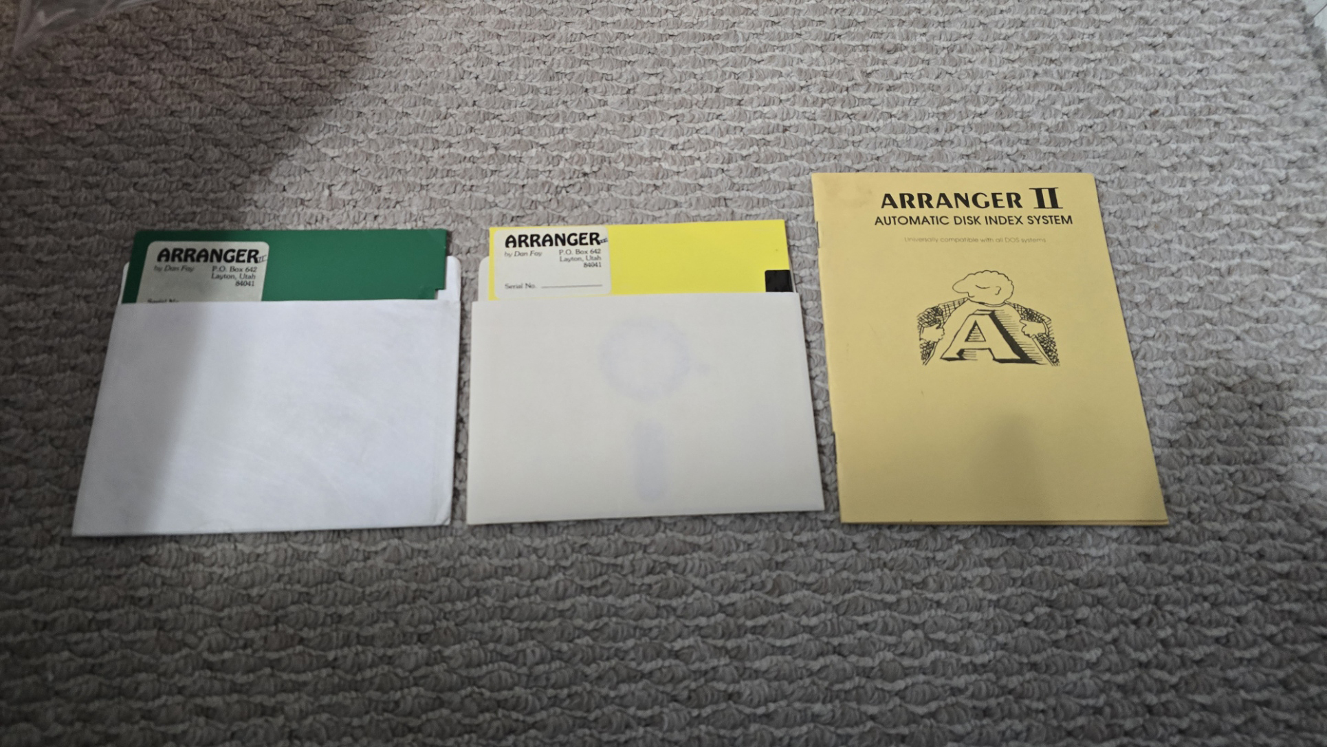 TRS-80 Software - Arranger II (Manual/Disks)