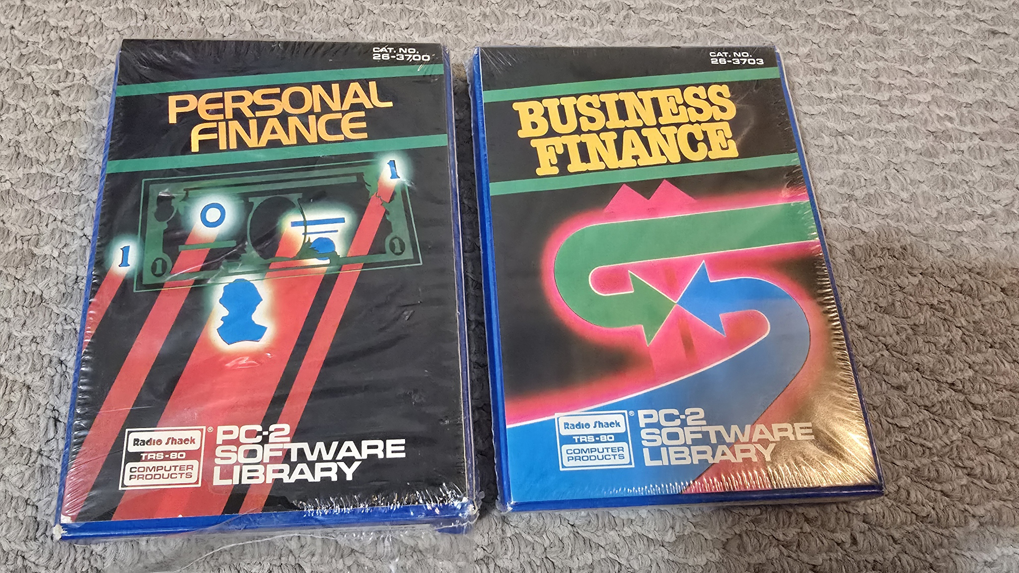 TRS-80 Software - Personal Finance and Business Finance for the PC-2