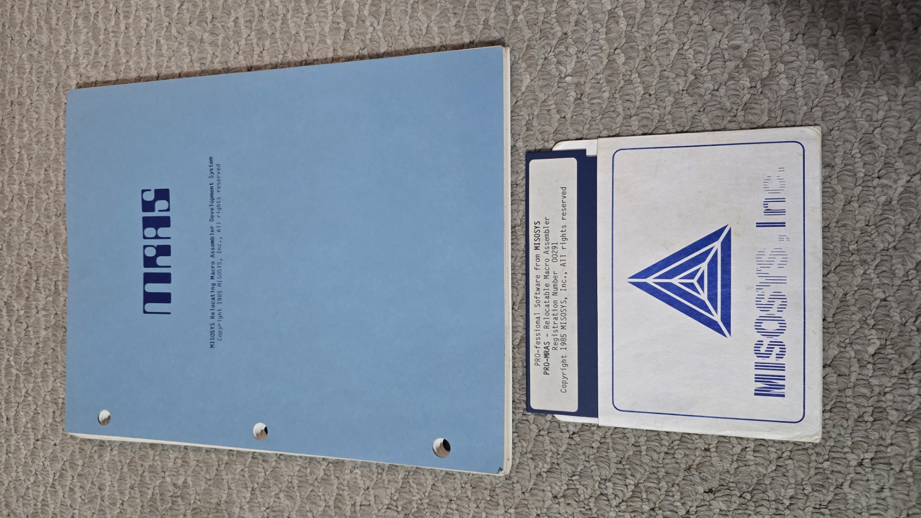 TRS-80 Software - Pro-MRAS v1.0 (Manual/Disk)