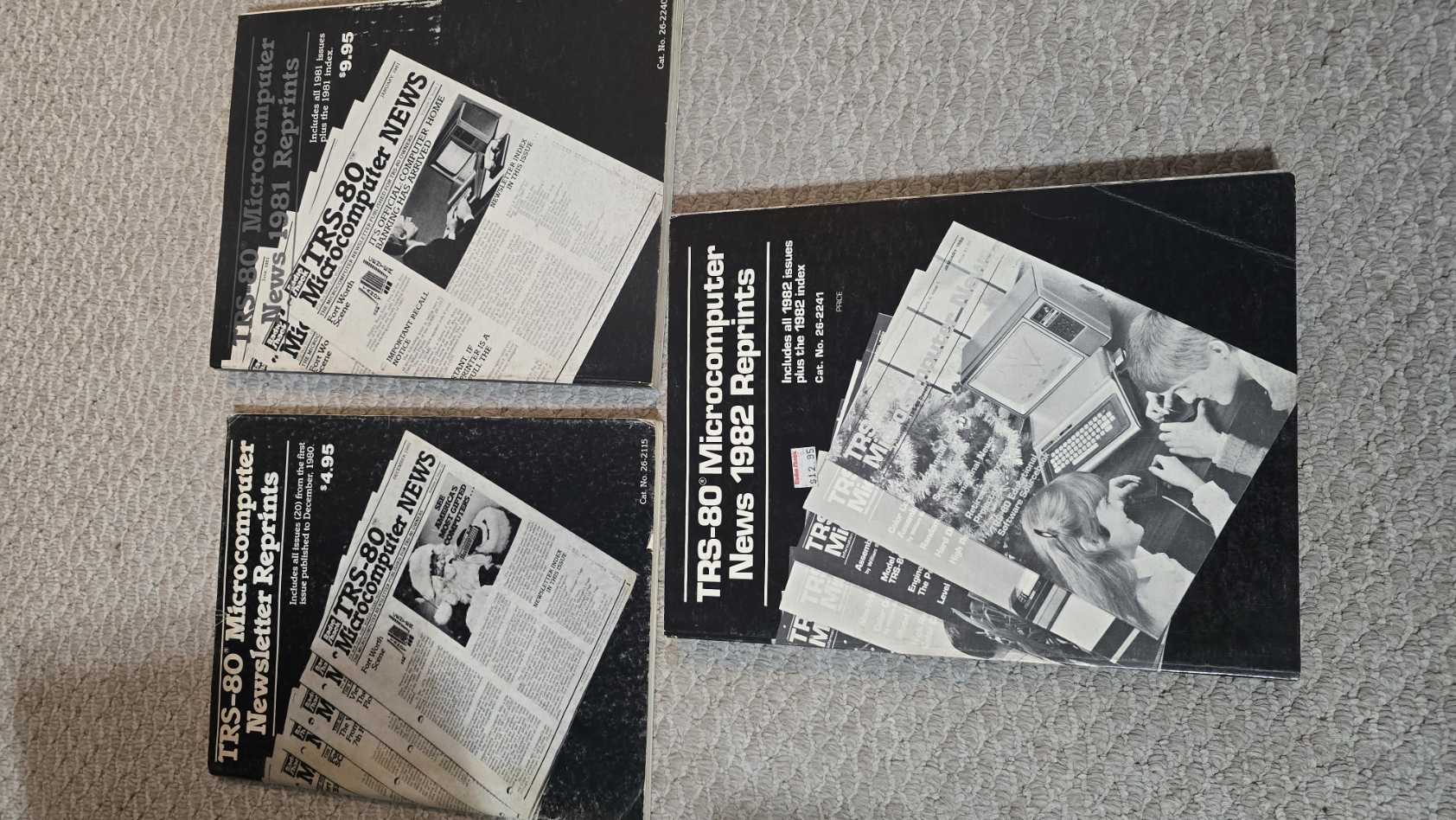 TRS-80 Book - TRS-80 Microcomputer Newsletter Reprints 1980-1982 (3 Books