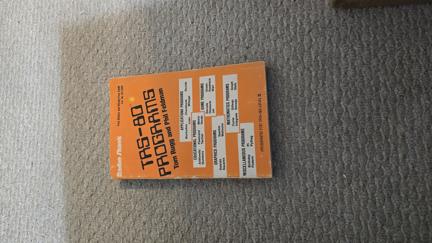 TRS-80 Book - TRS-80 Programs